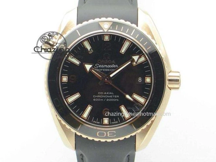 0111 Seamaster 300m Chrono SS YG OMF 1:1 Best Edition Blue Dial on SS YG Bracelet A Popular 7685